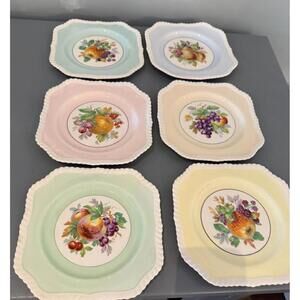 Johnson Bros “Old English” Fruit Plates – Set of 6 – Made in England
